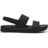 DREAM PAIRS Women Water Sandals Comfortable Flat Beach Platform Dressy Summer Walking Shoes(All Black)