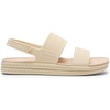 DREAM PAIRS Women Water Sandals Comfortable Flat Beach Platform Dressy Summer Walking Shoes(Beige)
