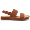 DREAM PAIRS Women Water Sandals Comfortable Flat Beach Platform Dressy Summer Walking Shoes(Brown)