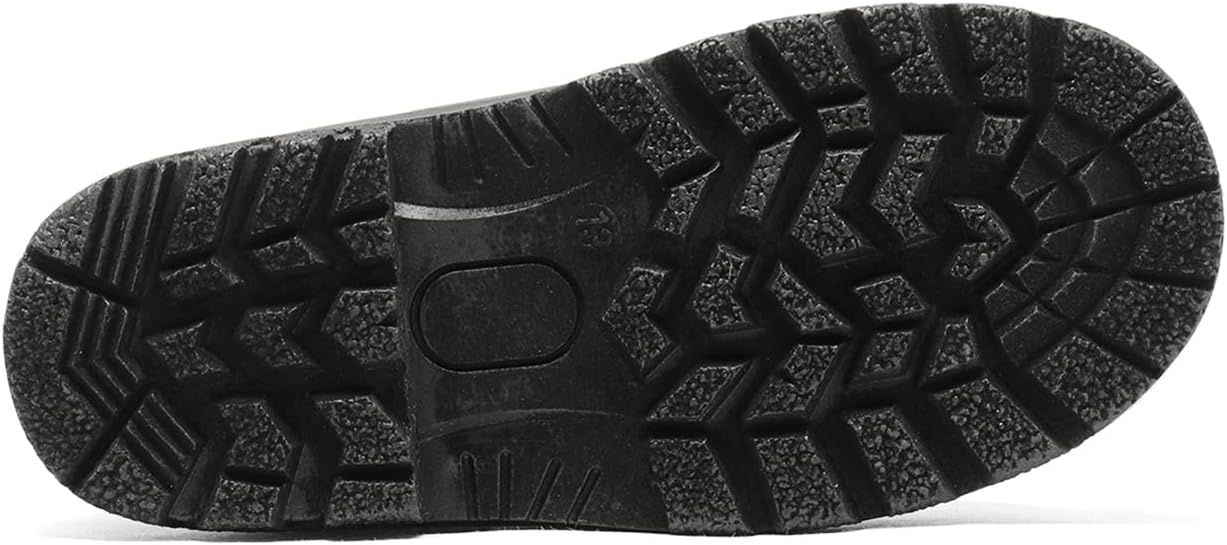 image:imageDREAM PAIRS Boys amp Girls Mid Calf WaterResistant Winter Snow Boots for ToddlerLittleBig KidBlack