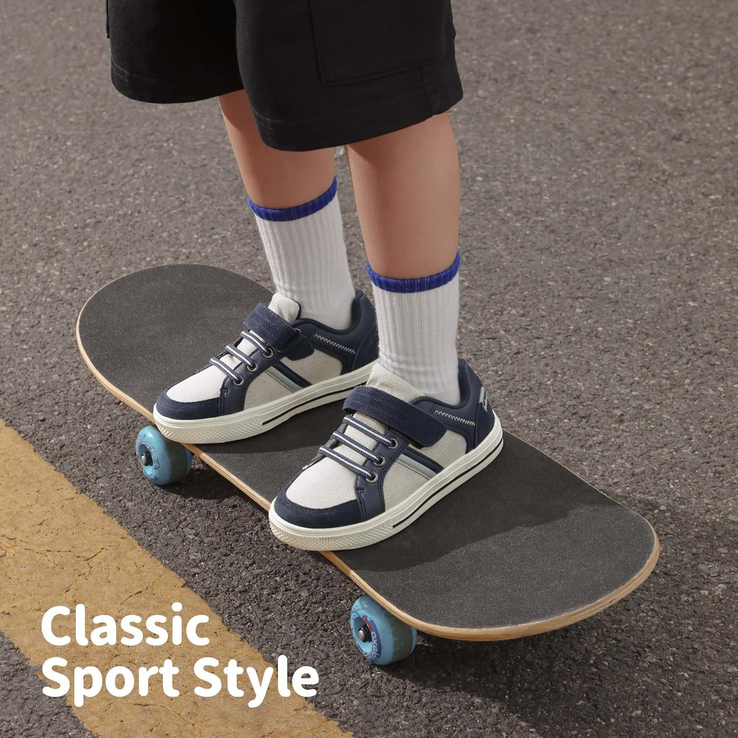 image:imageDREAM PAIRS Kid Sneakers Girls Boys School Loafers Shoes LilLegends TimberTotNavyGrey