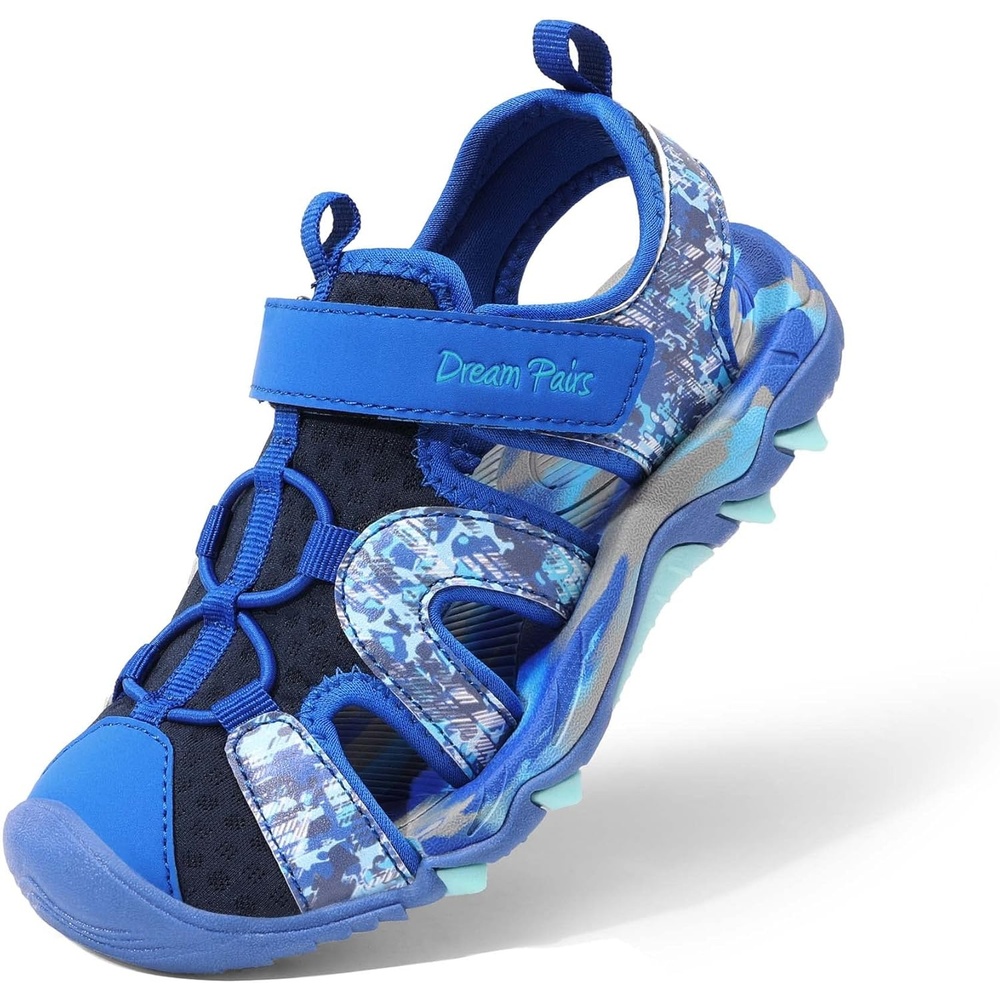 image:imageDREAM PAIRS Boys Girls Summer Outdoor Athletic Water Sport Sandals for ToddlerLittleBig KidRoyal Blue