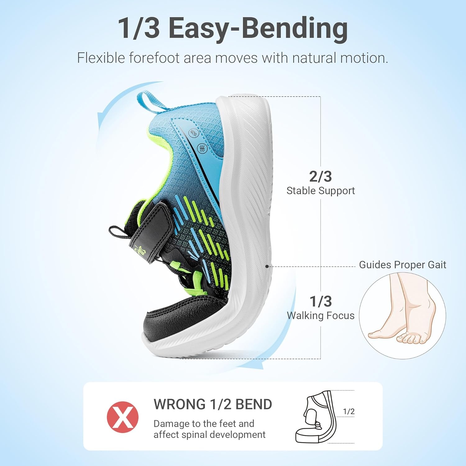 image:imageDREAM PAIRS Boys Girls Shoes Kids Tennis Running Gym Athletic Sneakers Breathable Lightweight for Little Big KidBlackBlue