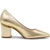 DREAM PAIRS Escarpins Femme Petit Talon Chaussures Femme Confort Chic Escarpin Classique pour Dame Mariage Bureau(Or Pu)
