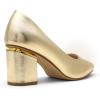DREAM PAIRS Escarpins Femme Petit Talon Chaussures Femme Confort Chic Escarpin Classique pour Dame Mariage Bureau(Or Pu)