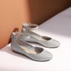 DREAM PAIRS Femme Revona Ballerines Femme élégantes Flats Chaussures(Argent Glitter)