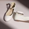 DREAM PAIRS Femme Revona Ballerines Femme élégantes Flats Chaussures(Blanc Pu)