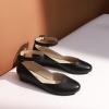 DREAM PAIRS Femme Revona Ballerines Femme élégantes Flats Chaussures(Noir Pu)