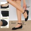 DREAM PAIRS Femme Revona Ballerines Femme élégantes Flats Chaussures(Suède Noir)