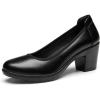 DREAM PAIRS Femmes Escarpins Chaussures à Talon Haut Chaussures Classiques pour Dame Mariage Bureau(Noir E)