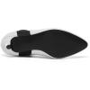 DREAM PAIRS Bottines Chelsea pour Femme Bottine à la Mode Classique Bottes Femmes SDAB2213W-E(Blanc Noir)