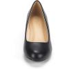 DREAM PAIRS Escarpins Femme Élégants Chaussures Habillées à Talons Confortable Escarpins Classique Debbie(Noir Pu)