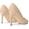 Dream Pairs Escarpins à Bout fermé à Talons Hauts pour Femme Bout Pointu(Nude)
