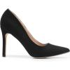Dream Pairs Escarpins à Bout fermé à Talons Hauts pour Femme Bout Pointu(Suède Noir)