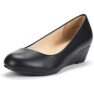 DREAM PAIRS Escarpins Femme Élégants Chaussures Habillées à Talons Confortable Escarpins Classique Debbie(Noir Pu)