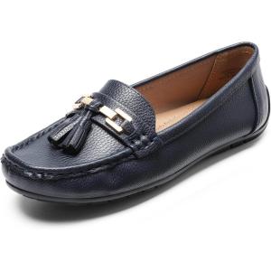 DREAM PAIRS Femmes Mocassins Confortables Loafers pour Femmes Chaussures Basses(Marine E)