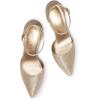 DREAM PAIRS Escarpins Femme à Bout Pointu, Talons Aiguilles 10 cm avec Bride Cheville, Chaussures Élégantes pour Mariage, Soirée ou Sortie Habillée(Or Paillettes)