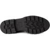 DREAM PAIRS Bottes Hautes au Genou pour Femmes Chaussures Longues à Lacets Bottes Décontractées à la Mode(Noir)
