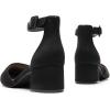 DREAM PAIRS Chaussures à Talons Hauts pour Femmes Escarpins Elégants avec Bride à la Cheville pour Mariages et Fêtes Angela(Suède Noir)