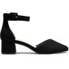 DREAM PAIRS Chaussures à Talons Hauts pour Femmes Escarpins Elégants avec Bride à la Cheville pour Mariages et Fêtes Angela(Suède Noir)