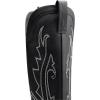 DREAM PAIRS Bottes Femme Hautes Western, Bottes Cowboy jusqu’au Genou avec Broderie Vintage Confortables Style Cowgirl Knee High Boots(Noir)