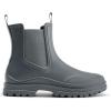 DREAM PAIRS Bottes de Pluie à la Cheville pour Femme Confortables et Elégantes Botte Chelsea Imperméable Chic SDRB2405W-E(Gris)