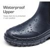 DREAM PAIRS Bottes de Pluie pour Femmes Imperméable Bottines Polyvalentes et Pratiques SDRB2406W-E(Marine Pvc)