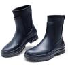 DREAM PAIRS Bottes de Pluie pour Femmes Imperméable Bottines Polyvalentes et Pratiques SDRB2406W-E(Marine Pvc)