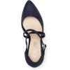 DREAM PAIRS Escarpins Femme à Petit Talon Élégant et Tendance avec Semelle Extérieure Antidérapante Escarpin Chaussures pour Travail Mariage(Marine)