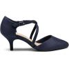 DREAM PAIRS Escarpins Femme à Petit Talon Élégant et Tendance avec Semelle Extérieure Antidérapante Escarpin Chaussures pour Travail Mariage(Marine)