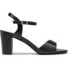 DREAM PAIRS Sandales Élégantes pour Femme avec Le Talon de 6,5 cm Classique et Tendance Sandale d&rsquo;été(Noir)