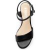 DREAM PAIRS Sandales Élégantes pour Femme avec Le Talon de 6,5 cm Classique et Tendance Sandale d&rsquo;été(Noir)