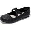 DREAM PAIRS Kids Ballerines Fille Princesse Jolies Chaussures Plates à Paillettes pour Filles Confortable ANGIE-2-NEW-E(Noir E)