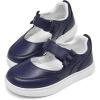 DREAM PAIRS Baskets Mary Jane pour Filles Chaussures Plates Elégantes et Confortables Basket Sport Durable SDFS2323K(Marine)