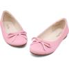 DREAM PAIRS Ballerines Filles à Enfiler Chaussure Plate Confortable Chaussures d&rsquo;école Habillées Classiques(Rose)