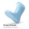 DREAM PAIRS KIDS Bottes de Pluie pour Enfants Imperméables et Légères Bottines Antidérapante Durable(Bleu Ciel)