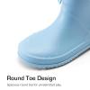 DREAM PAIRS KIDS Bottes de Pluie pour Enfants Imperméables et Légères Bottines Antidérapante Durable(Bleu Ciel)