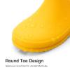 DREAM PAIRS KIDS Bottes de Pluie pour Enfants Imperméables et Légères Bottines Antidérapante Durable(Jaune)