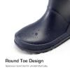 DREAM PAIRS KIDS Bottes de Pluie pour Enfants Imperméables et Légères Bottines Antidérapante Durable(Marine)