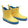 DREAM PAIRS Kids Wellies Rain Shoes Antidérapantes et légères pour garçons et Filles(Jaune Bleu)