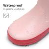 DREAM PAIRS Kids Wellies Rain Shoes Antidérapantes et légères pour garçons et Filles(Pink Rose Red)