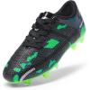 DREAM PAIRS Kids Chaussures de Football pour Enfants Durable Chaussures à Crampons avec Laçage latéral pour Garçons Confortable SDSO2301K(Noir Vert)
