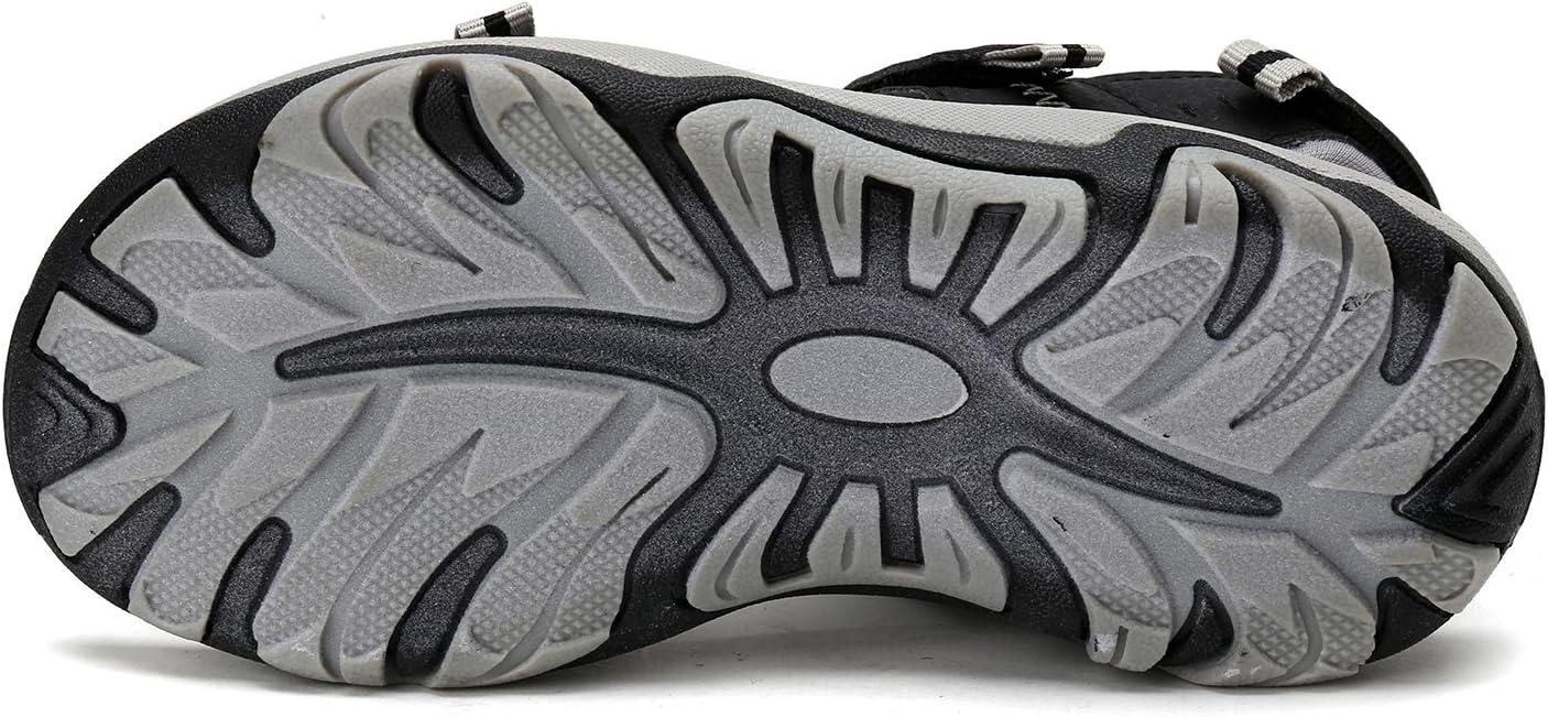 imageDREAM PAIRS Kids Sandales Enfants t Chaussures de Sport Confortable Sandales Garons et Sandales FillesNoir Clair Gris