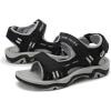 DREAM PAIRS Kids Sandales Enfants Été Chaussures de Sport Confortable Sandales Garçons et Sandales Filles(Noir Clair Gris)