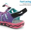 DREAM PAIRS Sandales D&rsquo;été Fermé Toe Beach Sandals Athlétique en Plein air à Séchage Sport Sandales pour Garçon Filles 160912K(Lavande)