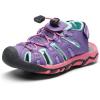 DREAM PAIRS Sandales D&rsquo;été Fermé Toe Beach Sandals Athlétique en Plein air à Séchage Sport Sandales pour Garçon Filles 160912K(Lavande)