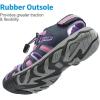 DREAM PAIRS Sandales D&rsquo;été Fermé Toe Beach Sandals Athlétique en Plein air à Séchage Sport Sandales pour Garçon Filles 160912K(Light Gris Violet E)