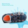 DREAM PAIRS Sandales D&rsquo;été Fermé Toe Beach Sandals Athlétique en Plein air à Séchage Sport Sandales pour Garçon Filles 160912K(Marine Clair Gris Orange)