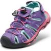 DREAM PAIRS Sandales D&rsquo;été Fermé Toe Beach Sandals Athlétique en Plein air à Séchage Sport Sandales pour Garçon Filles 160912K(Lavande)
