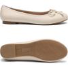 DREAM PAIRS Ballerines Classiques pour Femmes Ballerines Fashion Flats pour Femme(Beige)